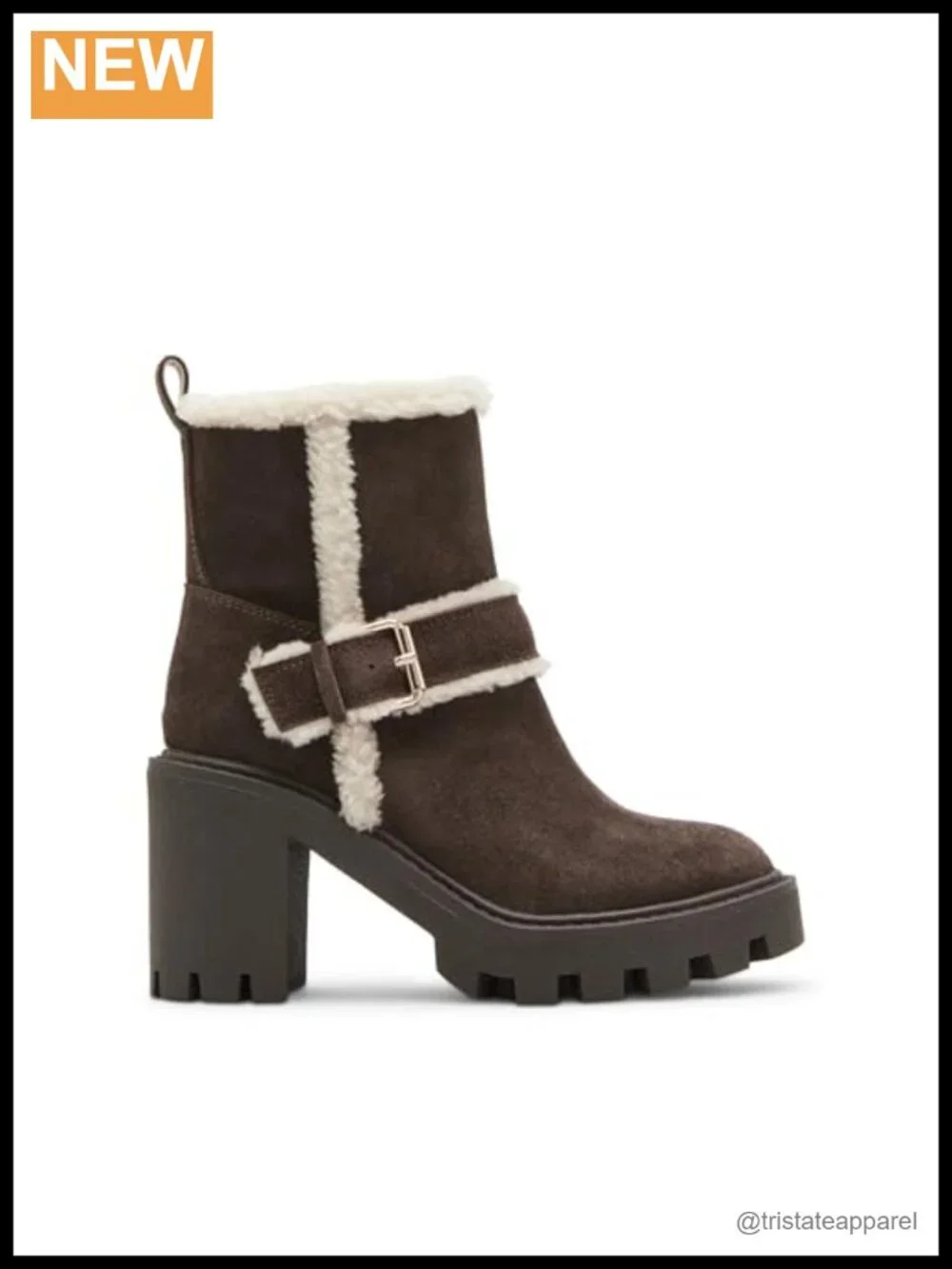 Blondo Women's Waterproof Suede Ankle Bootie with Fur Lining